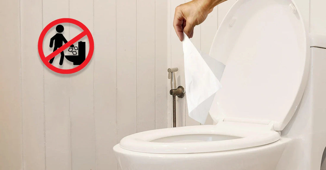 can you flush paper towels