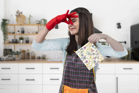 how to get the smell out of dishcloths