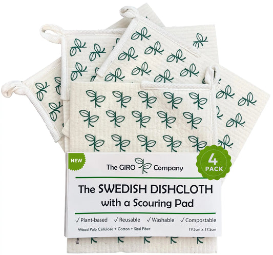 Swedish Dishcloths with Scouring Corner